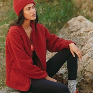 Varley Marina Collarless Fleece Jacket